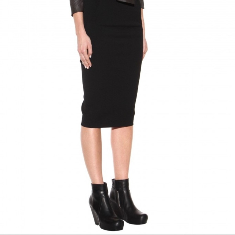 Rick Owens Classic Leather Wedges